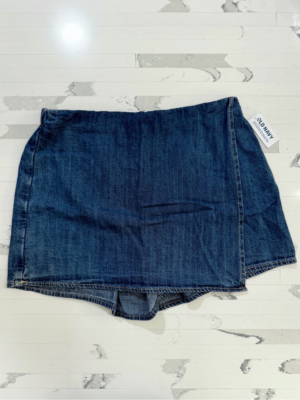 Old Navy Denim Wrap Skort